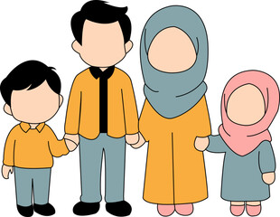 happy family vector