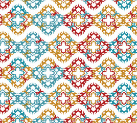 seamless pattern islamic, thai, thailand, seamless, wedding, invitation, floral, pattern set	
