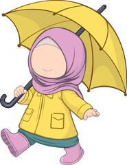 girl with umbrella