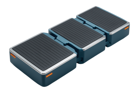 Modular barge with interlocking sections and flexible configuration