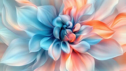 Obraz premium Dreamy Pastel Flower Close-Up