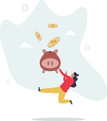 Frugality, savings for prosperity or financial success, building wealth or thrifty,human life.