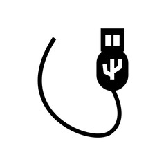 usb cable vector illustration