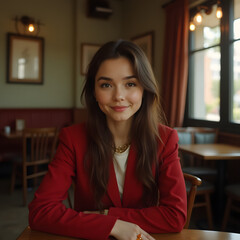 portrait of a young woman