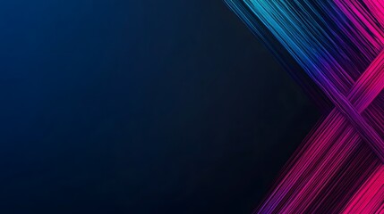 Fototapeta premium Abstract Lines in Vibrant Blue and Pink Gradient for Modern Design
