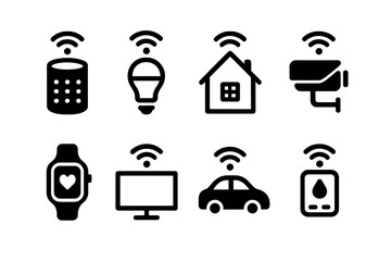 Smart home devices showcase a range of connected technologies for modern living