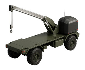 Mobile launch system with integrated crane and command module