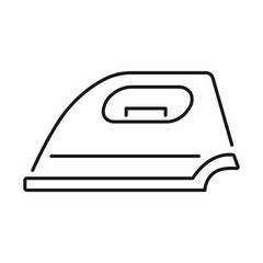 iron line vector icon illustration