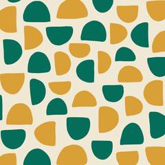 Hand drawing abstract shape pattern 