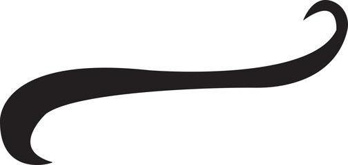 Swoosh Icon Vector, Speed Motion Swirl Curves, Dynamic Wave Tail Shapes, Minimal Flat Style, Monochrome Silhouette Graphic Bundle for Logo, Sport and Abstract Design isolated on transparent background