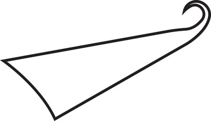 Swoosh Icon Vector, Speed Motion Swirl Curves, Dynamic Wave Tail Shapes, Minimal line Style, Monochrome Silhouette Graphic Bundle for Logo, Sport and Abstract Design isolated on transparent background