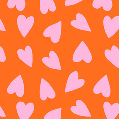 seamless pattern with hearts