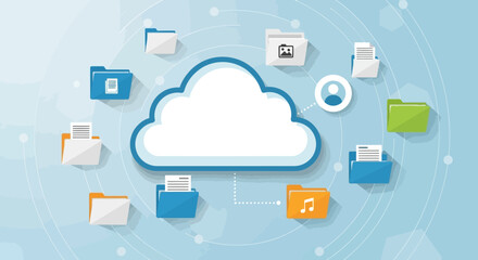 Cloud Computing Network Structure with Digital Data File System Connection