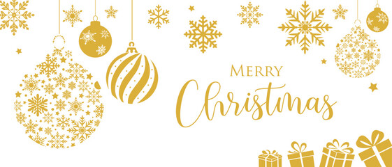 Elegant Gold Christmas Ornaments and Gifts