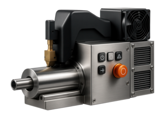 Compact longitudinal welding machine with an integrated cooling system for pipeline production