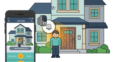 Smart Home Surveillance System with Smartphone App For Security