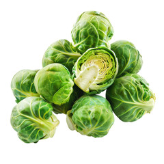 Fototapeta premium Pile of fresh brussel sprouts