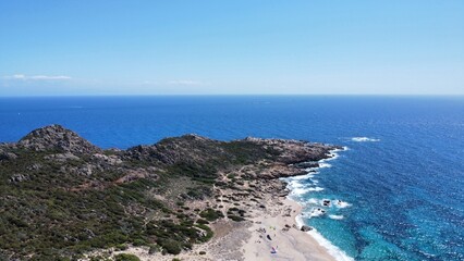 sand, earth and sea in Corsica