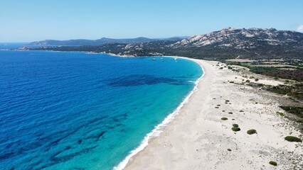 sand, earth and sea in Corsica