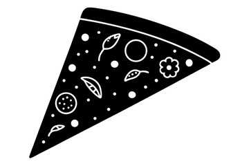 Vector illustration of a black and white abstract background