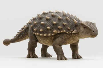 Fototapeta premium Realistic Ankylosaurus with Armored Body, Dinosaur