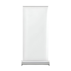 Blank roll up banner mockup