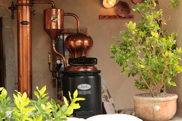 Spirit destillery in Hum, Croatia