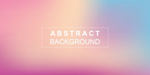  Soft gradient abstract background with pastel colors and smooth blur effect.