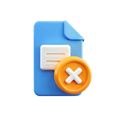 Fototapeta premium Cancel Document Deletion Process or Erase Data Securely