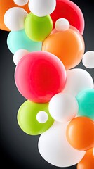 Abstract 3D Composition with Soft Pastel Energy