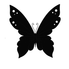 Butterfly silhouette illustration