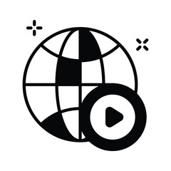 Have a look at this glyph video browser icon