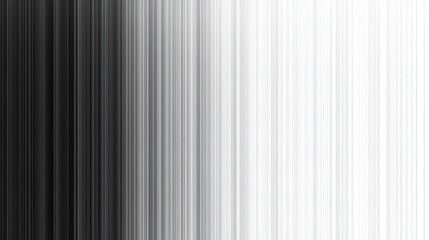 Obraz premium Black and white vertical lines gradient background