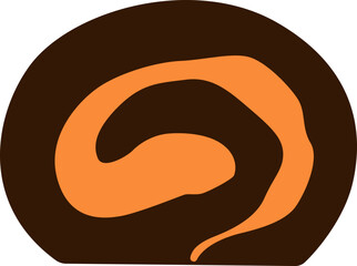 vector illustration of a croissant