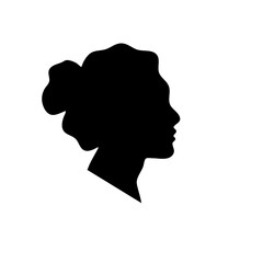 woman face logo icon 