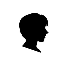 woman face logo icon
