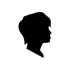 Woman face logo icon