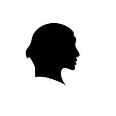 Woman face logo icon