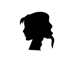 woman face logo icon