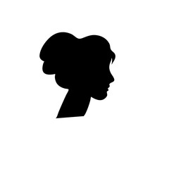woman face logo icon