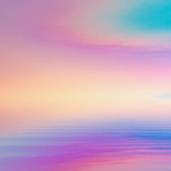 Fototapeta premium Silky color blend in pastel tones moving like slow ink in water