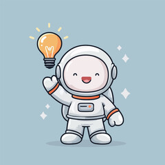 Cute Astronaut Vector Icon Design Ideas for Creative Projects Featuring Adorable Cartoon Illustrations of Space Explorers