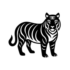 tiger logo vector line art