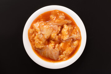 牛ホルモン　シマ腸　（コチュジャン味）