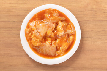 牛ホルモン　シマ腸　（コチュジャン味）