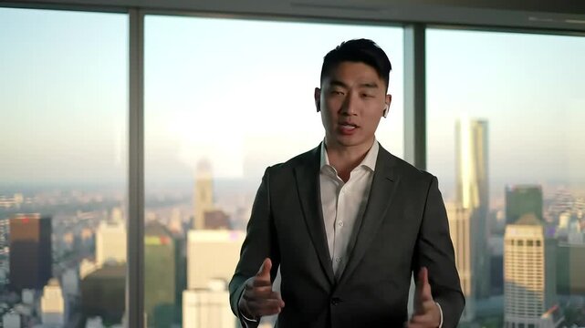 Business Professional in High-Rise Building | Motivational Speech