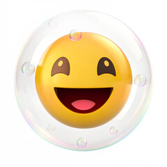 Fototapeta premium smiley face with lemon