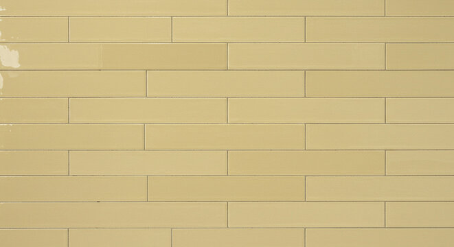Textura de parede ladrilhos azulejo tijolos formas amarelo mockup	