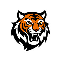 tiger mascot graphic vector art