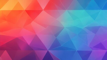 Crystalline Spectrum: A Geometric Gradient from Sunset to Twilight